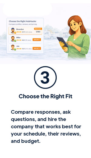 Choose the Right Junk Removal Company - CleanoutHub Step 3