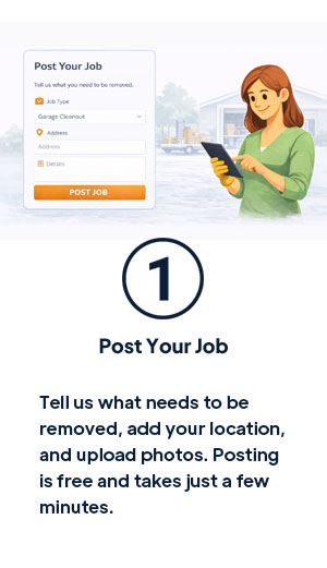 Post Your Job on CleanoutHub - Junk Removal Marketplace Step 1
